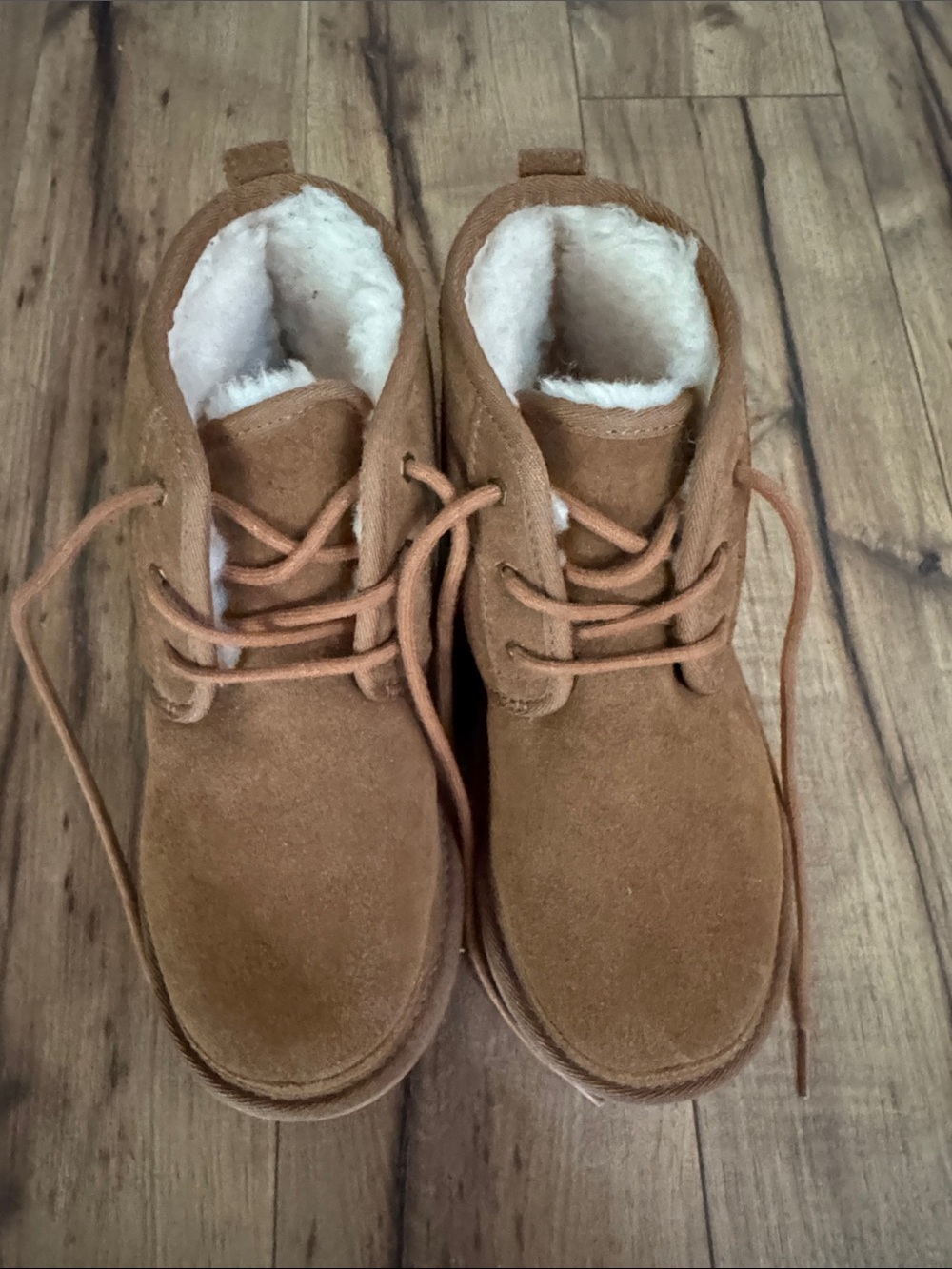 UGGS Faux-Suede Lace-Up ankle boots